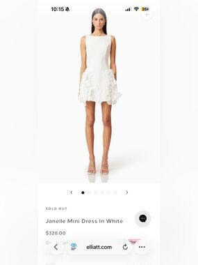 arabella strapless mini dress in white BHLDN Arabella Strapless Sequin Fringe Mini Dress at Mall of America in Bloomington, MN